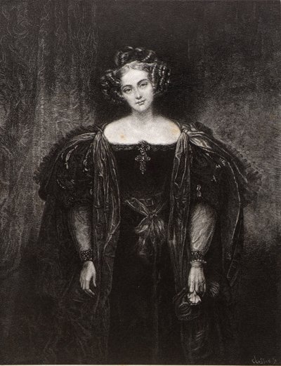 Miss Henrietta Sontag, som Donna Anna i Don Juan af William Baxter Closson