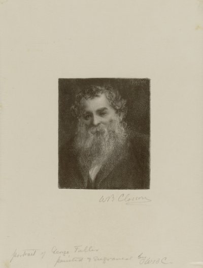 Portræt af George Fuller af William Baxter Closson