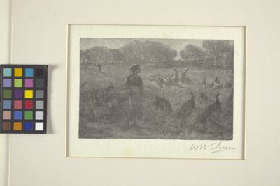 Tyrkiet græsgang (trægravering) af William Baxter Palmer Closson