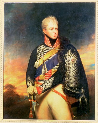 Portræt af Ernest, hertug af Cumberland og konge af Hannover (1771-1851) (olie på lærred) af William Beechey