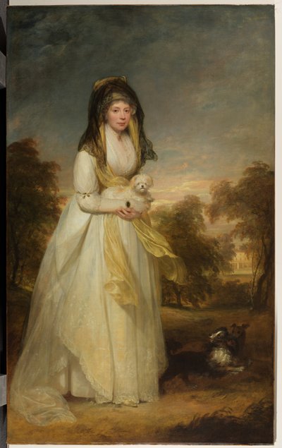 Portræt af dronning Charlotte (1744-1818) af William Beechey