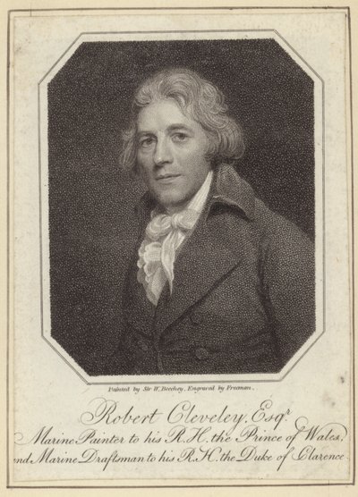 Portræt af Robert Cleveley af William Beechey