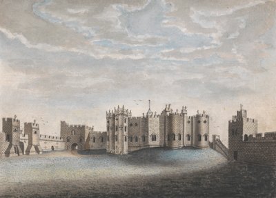 Alnwick Castle af William Beilby