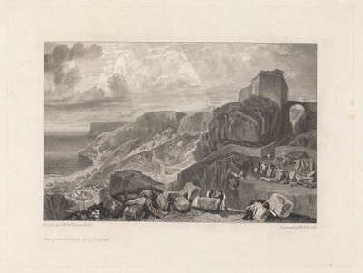 Bow and Arrow Castle, Isle of Portland af William Bernard Cooke