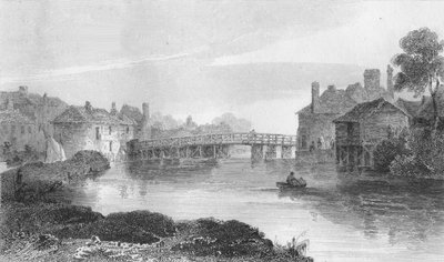 Eton Bridge, 1809 af William Bernard Cooke