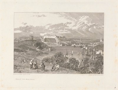 Plymouth, fra Mount Batten af William Bernard Cooke