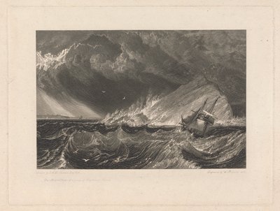 The Mewstone, indgangen til Plymouth Sound af William Bernard Cooke