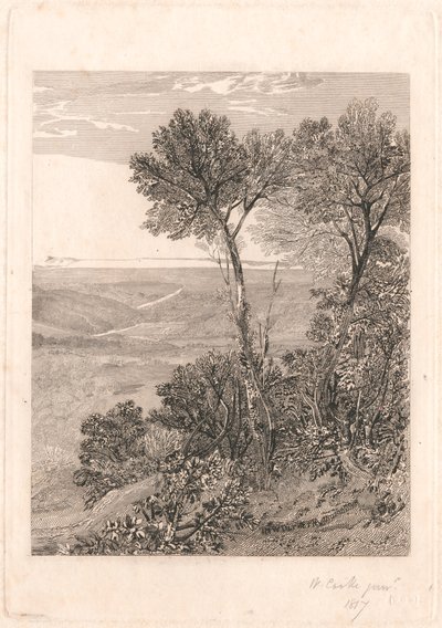 The Vale of Ashburnham, en kopi af højre halvdel af William Bernard Cooke