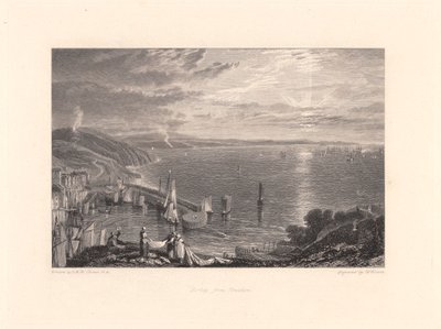 Torbay fra Brixham af William Bernard Cooke