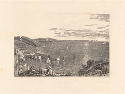 Torbay fra Brixham af William Bernard Cooke
