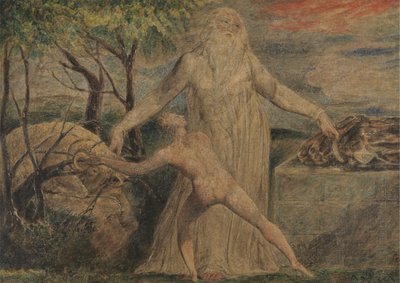 Abraham og Isak af William Blake
