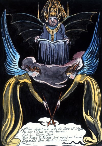 Albions engel rejste sig af William Blake