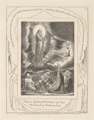 Jobs Bog, Plade 9, Synet om Elifaz af William Blake