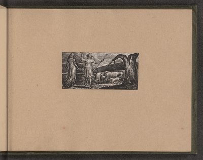 Colinet afgår i sorg, 1821. af William Blake