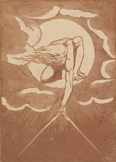 Europa. En profeti, frontispiece bevis indtryk af William Blake
