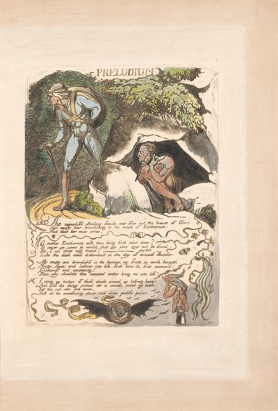 Europa. En profeti, plade 3, Preludium af William Blake