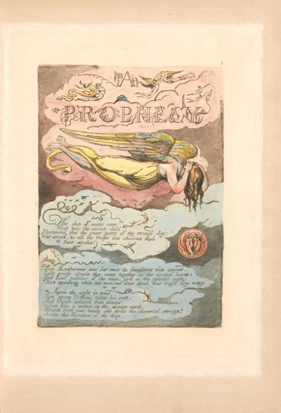 Europa. En profeti, plade 5, A - Profeti - Vinterens dyb kom. . . . (Bentley 6) af William Blake