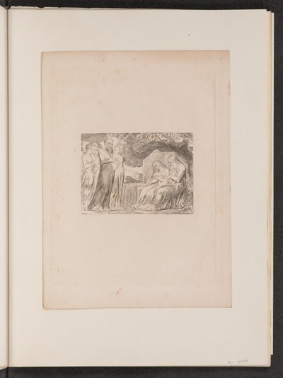 Hver mand gav ham også et stykke penge af William Blake