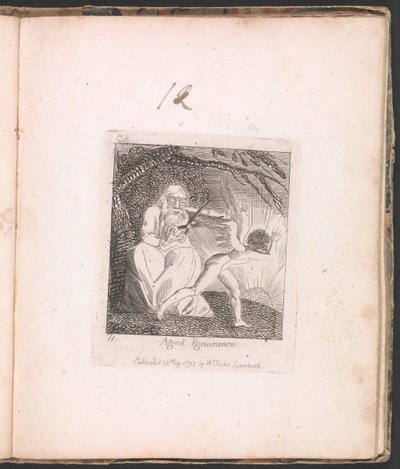 For børn. Paradisets porte, plade 13, alderen uvidenhed af William Blake