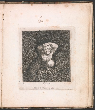 For børn. The Gates of Paradise, Plade 5, "Earth" af William Blake