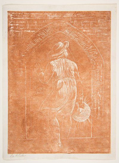 Frontispice til Jerusalem, The Great Albions udstråling, [ca. 1804-20] . af William Blake