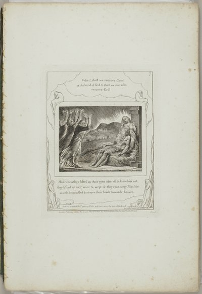 Illustrationer af Jobs Bog af William Blake