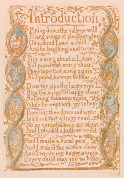 Einführung (Tafel 3) af William Blake