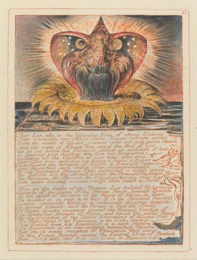 Jerusalem, plade 53, Jerusalem, kapitel. 3 af William Blake