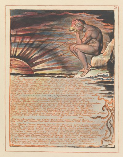 Jerusalem, Plate 78, The Specters of ... af William Blake