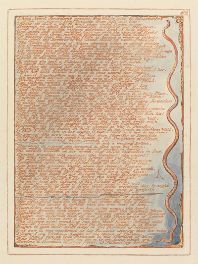 Jerusalem, plade 82, jeg har hørt Jerusalems stønnen .... af William Blake