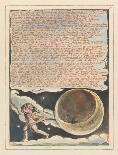Jerusalem, plade 8, stod op mod mig .... af William Blake