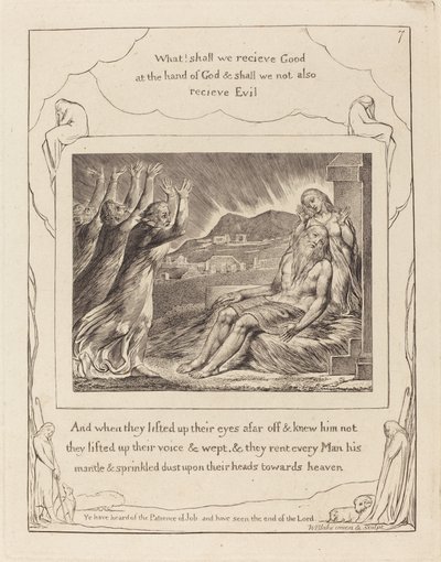 Jobs trøster af William Blake