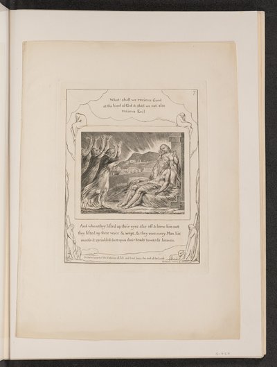 Jobs trøster, 1825. af William Blake