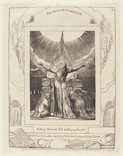 Jobs offer, 1825. af William Blake