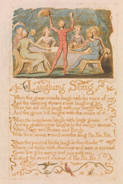 Lachlied (Platte 28) af William Blake