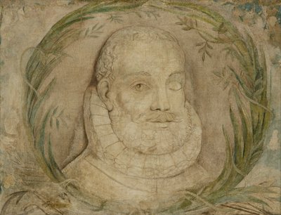 Louis Vaz de Camoens, n. 1800 (tempera kankaalle) af William Blake