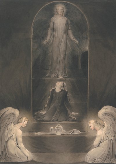 Maria Magdalena ved graven af William Blake