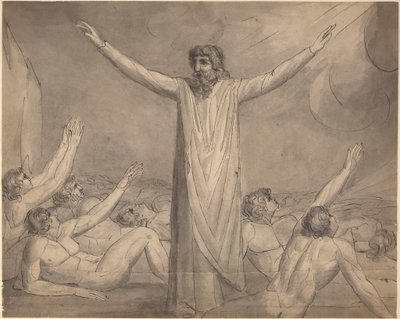 Moses standser plagen () [forsiden] af William Blake