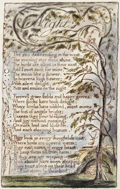 Nat, 1789 af William Blake