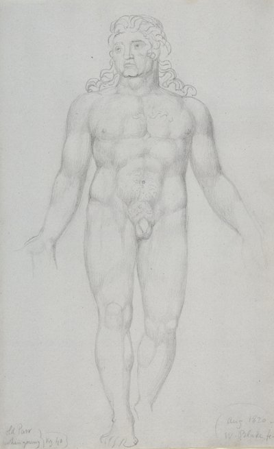Old Parr When Young, 1820 af William Blake