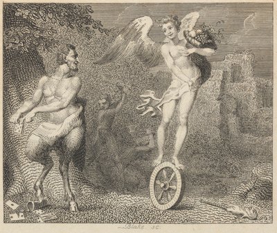 Pan og Fortune af William Blake