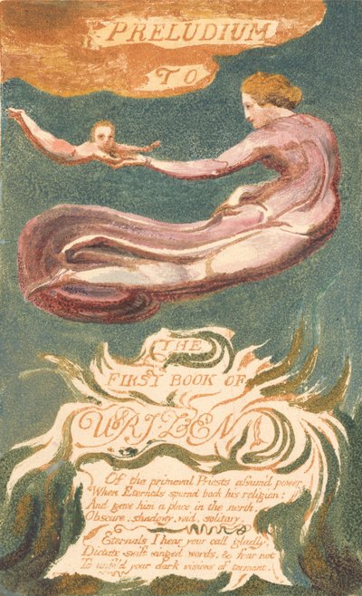 The First Book of Urizen, Plade 2, "Preludium to the Book of Urizen" (Bentley 2a) af William Blake