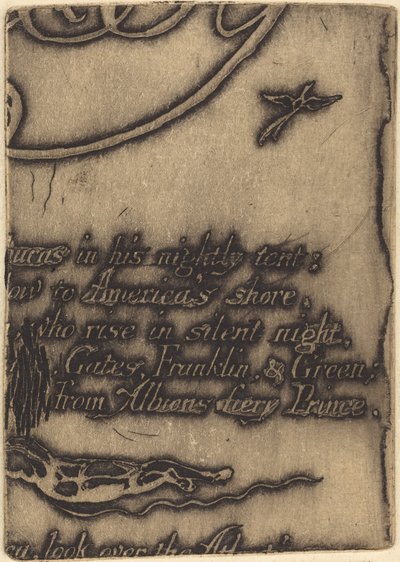 Gentryg fra fragment af annulleret plade til "A Prophecy" af William Blake