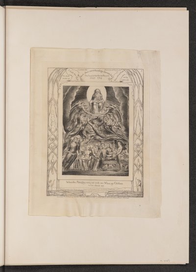 Satan foran Guds trone af William Blake