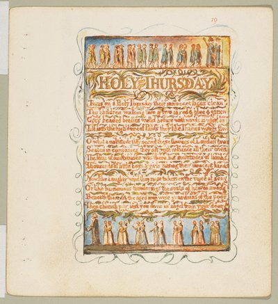 Songs of Innocence: Heiliger Donnerstag af William Blake