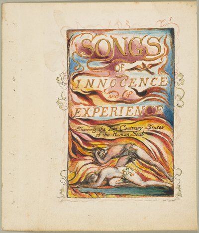 Sange om uskyld og erfaring, der viser den menneskelige sjæls to modstridende tilstande..., ca. 1825. af William Blake