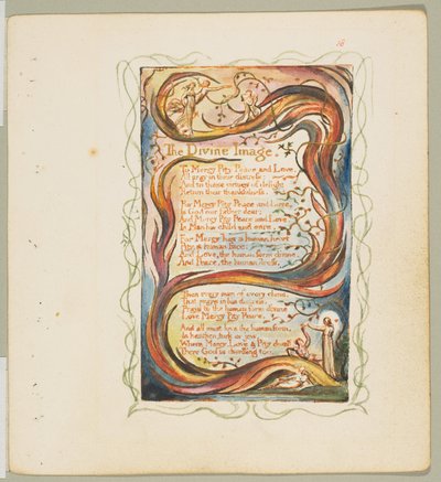 Sange om uskyld og oplevelse: Det guddommelige billede, ca. 1825. af William Blake