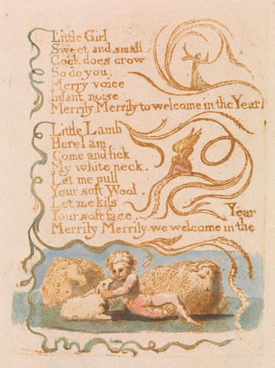 Frühling (Tafel 26) af William Blake