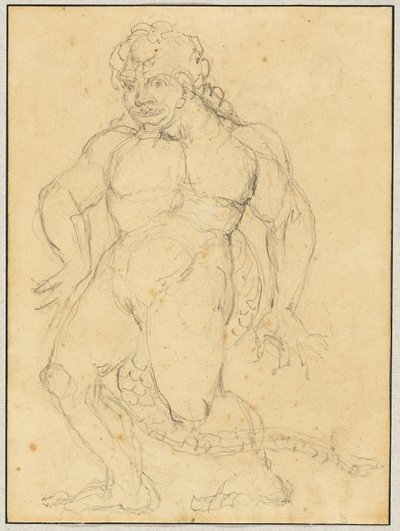 Studie af Agnello Brunelleschis figur af William Blake