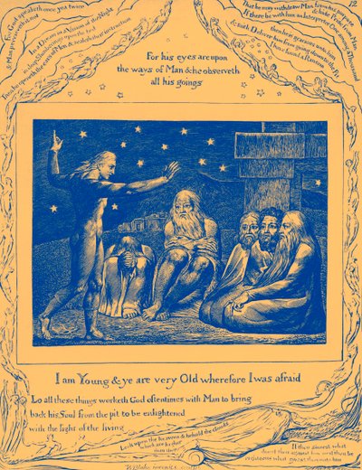 The Book of Job illustrationer af William Blake af William Blake